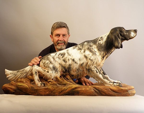 Анимализм и гиперреализм в скульптурах собак Giuseppe Rumerio