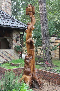 Ствол для садовой скульптуры